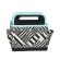 <strong>Collapsible Desktop Craft Organiser</strong> <span>Teal Geometric Stripe for Sewing, Scrapbooking, Paper Craft and Art</span> <em>Everything Mary EVM12830-2</em>