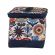 <strong>Sewing Box with Compartments</strong> <span>Navy & Multicolour Floral, Collapsible Storage and Organiser Basket for Sewing Supplies, Accessories, Thread, Needles and Scissors</span> <em>Everything Mary EVM12861-2</em>
