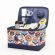 <strong>Sewing Box with Compartments</strong> <span>Navy & Multicolour Floral, Collapsible Storage and Organiser Basket for Sewing Supplies, Accessories, Thread, Needles and Scissors</span> <em>Everything Mary EVM12861-2</em>