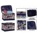 <strong>Sewing Box with Compartments</strong> <span>Navy & Multicolour Floral, Collapsible Storage and Organiser Basket for Sewing Supplies, Accessories, Thread, Needles and Scissors</span> <em>Everything Mary EVM12861-2</em>