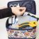 <strong>Sewing Box with Compartments</strong> <span>Navy & Multicolour Floral, Collapsible Storage and Organiser Basket for Sewing Supplies, Accessories, Thread, Needles and Scissors</span> <em>Everything Mary EVM12861-2</em>