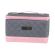 <strong>Sewing Box with Compartments</strong> <span>Quilted Grey & Pink, Collapsible Storage and Organiser Basket for Sewing Supplies, Accessories, Thread, Needles and Scissors</span> <em>Everything Mary EVM13203-1</em>