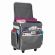 Everything Mary Craft Trolley Bag, Grey & Cream - Craft Organiser on Wheels for Sewing, Scrapbooking, Paper Craft, and Art - Storage Case for Supplies and Accessories - EVM6362-11