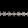 <strong>Daisy Trim 25mm 230 :: Ivory</strong> <em>Essential Trimmings ET230-IVY</em>