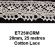 <strong>Cotton lace 20mm</strong> <em>Essential Trimmings ET259----</em>