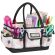 <strong>Craft Organiser Bag</strong> <span>White & Floral, Collapsible Caddy and Tote with Compartments for Sewing, Scrapbooking, Paper Craft and Art</span> <em>Everything Mary EVM12392-5</em>