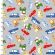<strong>Cotton Craft Fabric 110cm wide x 1m Drivers Wanted Flannel Collection-Traffic Jam</strong> <em>Sewing Online 16783-GRAY</em>