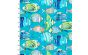 <strong>Cotton Craft Fabric 110cm wide x 1m Sandsational Collection-Ocean Life</strong> <em>Sewing Online 22933-TRQ</em>