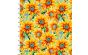 <strong>Cotton Craft Fabric 110cm wide x 1m Hummingbird Bouquet Collection-Sunflower Jewels</strong> <em>Sewing Online 22957-YLW</em>