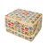 <strong>Large Sewing Box</strong> <span>Owl Print Fabric | 32 x 25 x 20cm | Storage and Organiser Basket with Compartments for Sewing Supplies, Accessories, Thread, Needles and Scissors</span> <em>Sewing Online FL-011</em>