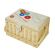 <strong>Medium Sewing Basket</strong> <span>Cream with Embroidered Buttons Lid | 26 x 19 x 15cm | Storage and Organiser Box with Compartments for Sewing Supplies, Accessories, Thread, Needles and Scissors</span> <em>Sewing Online FM-001</em>
