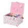 <strong>Medium Sewing Box</strong> <span>Pink and Blue Floral Fabric | 26 x 18 x 15cm | Storage and Organiser Basket with Compartments for Sewing Supplies, Accessories, Thread, Needles and Scissors</span> <em>Sewing Online GA1121M</em>