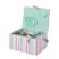 <strong>Medium Sewing Box</strong> <span>Multicolour Stripe Fabric | 26 x 18 x 15cm | Storage and Organiser Basket with Compartments for Sewing Supplies, Accessories, Thread, Needles and Scissors</span> <em>Sewing Online GA1122M</em>