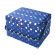 <strong>Large Sewing Box</strong> <span>Navy Spot Fabric | 31 x 23 x 20cm | Storage and Organiser Basket with Compartments for Sewing Supplies, Accessories, Thread, Needles and Scissors</span> <em>Sewing Online GA1123L</em>