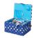 <strong>Medium Sewing Box</strong> <span>Navy Spot Fabric | 26 x 18 x 15cm | Storage and Organiser Basket with Compartments for Sewing Supplies, Accessories, Thread, Needles and Scissors</span> <em>Sewing Online GA1123M</em>
