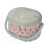 <strong>Medium Oval Sewing Box</strong> <span>Sewing O'Clock Floral Fabric | 24 x 20 x 15cm | Storage and Organiser Basket with Compartments for Sewing Supplies, Accessories, Thread, Needles and Scissors</span> <em>Sewing Online GA1124M</em>