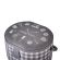 <strong>Medium Oval Sewing Box</strong> <span>Sewing O'Clock Check Fabric | 24 x 20 x 15cm | Storage and Organiser Basket with Compartments for Sewing Supplies, Accessories, Thread, Needles and Scissors</span> <em>Sewing Online GA1125M</em>