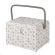 <strong>Large Sewing Box</strong> <span>Honey Bee Fabric | 31 x 23 x 20cm | Storage and Organiser Basket with Compartments for Sewing Supplies, Accessories, Thread, Needles and Scissors</span> <em>Sewing Online GA1127L</em>