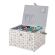 <strong>Large Sewing Box</strong> <span>Honey Bee Fabric | 31 x 23 x 20cm | Storage and Organiser Basket with Compartments for Sewing Supplies, Accessories, Thread, Needles and Scissors</span> <em>Sewing Online GA1127L</em>
