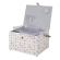 <strong>Large Sewing Box</strong> <span>Honey Bee Fabric | 31 x 23 x 20cm | Storage and Organiser Basket with Compartments for Sewing Supplies, Accessories, Thread, Needles and Scissors</span> <em>Sewing Online GA1127L</em>