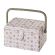 <strong>Medium Sewing Box</strong> <span>Honey Bee Fabric | 26 x 18 x 15cm | Storage and Organiser Basket with Compartments for Sewing Supplies, Accessories, Thread, Needles and Scissors</span> <em>Sewing Online GA1127M</em>