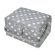 <strong>Medium Sewing Box</strong> <span>Grey Spot Fabric | 26 x 18 x 15cm | Storage and Organiser Basket with Compartments for Sewing Supplies, Accessories, Thread, Needles and Scissors</span> <em>Sewing Online GA1129M</em>
