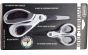Dynamic Duo 2 Piece Fabric and Craft Scissor Set - Grey