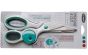 Triumph Measure/Cut 22cm/8.75in Scissors with Detachable 150cm/60in Tape Measure - Green
