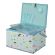 <strong>Large Sewing Box</strong> <span>Blue Cupcakes Print Fabric | 31 x 23 x 20cm | Storage and Organiser Basket with Compartments for Sewing Supplies, Accessories, Thread, Needles and Scissors</span> <em>Sewing Online MRL-18</em>