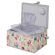 <strong>Medium Sewing Box</strong> <span>Grey Sewing Notions Fabric | 26 x 18 x 15cm | Storage and Organiser Basket with Compartments for Sewing Supplies, Accessories, Thread, Needles and Scissors</span> <em>Sewing Online MRM-120</em>