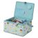 <strong>Medium Sewing Box</strong> <span>Blue Cupcakes Print Fabric | 26 x 18 x 15cm | Storage and Organiser Basket with Compartments for Sewing Supplies, Accessories, Thread, Needles and Scissors</span> <em>Sewing Online MRM-18</em>