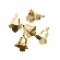<strong>Bells: Liberty: 10mm: Gold: 6 Pack</strong> <em>Trimits CB031</em>