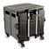 <strong>Plastic Folding Trolley</strong> <span>Black | Craft/Sewing and Hobby Box with Wheels | 47 x 46 x 39cm</span> <em>Sewing Online YN8806-BLACK</em>