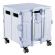 <strong>Plastic Folding Trolley</strong> <span>Purple | Craft/Sewing and Hobby Box with Wheels | 47 x 46 x 39cm</span> <em>Sewing Online YN8806-PURPLE</em>