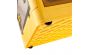 <strong>Plastic Folding Storage Box on Wheels</strong> <span>40L Yellow Stackable Bins with 5 doors for Craft, Sewing, Home and Office Storage</span> <em>Sew Stylish YN8885-Yellow</em>