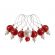 <strong>Zooni: Bead Stitch Markers: Amaranth</strong> <em>Knitpro KP10937</em>