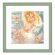 <strong>Counted Cross Stitch Kit: Young Woman with Peacock Feathers (Linen)</strong> <em>Lanarte PN-0148264</em>