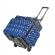 Sewing Online Sewing Machine Trolley Bag on Wheels, Navy Polka Dot | 47 x 35 x 23cm | Sewing Machine Storage for Janome, Brother, Singer, Bernina, and Most Machines - PT750-NAVY-POLKA