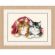 <strong>Counted Cross Stitch Kit</strong> <span>Kitten Under Rug</span> <em>Vervaco PN-0145022</em>