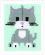 <strong>Long Stitch Kit Grey Kitty</strong> <em>Vervaco PN-0147443</em>