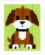 <strong>Long Stitch Kit Brown Doggy</strong> <em>Vervaco PN-0147444</em>