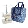 <strong>Large Overlocker Bag</strong> <span>Navy Daisy | 38 x 36 x 33cm | Carry Bag for Janome, Brother, Singer, Bernina and Most Overlockers</span> <em>Sew Stylish PT650-NAVY-DAISY</em>