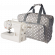 <strong>Sewing Machine Bag</strong> <span>Grey Polka Dot | 46 x 33 x 20cm | Carry Bag for Janome, Brother, Singer, Bernina and Most Sewing Machines</span> <em>Sew Stylish PT660-GREY-POLKA</em>
