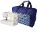 <strong>Sewing Machine Bag</strong> <span>Navy Daisy | 46 x 33 x 20cm | Carry Bag for Janome, Brother, Singer, Bernina and Most Sewing Machines</span> <em>Sew Stylish PT660-NAVY-DAISY</em>