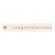 <strong>Berisfords 15mm Nat/Grey Congratulations Ribbon (20m spool)</strong> <em>Berisfords Ribbon R1349115-1</em>