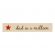 <strong>Berisfords 15mm Natural Dad in a Million Ribbon (20m spool)</strong> <em>Berisfords Ribbon R1410915-1</em>