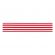 <strong>Berisfords 9mm Red Stripes Ribbon (25m spool)</strong> <em>Berisfords Ribbon R431529-117</em>