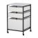 <strong>3 Drawer Mobile Sewing Storage Drawers / Craft Organiser Cart</strong> <span>White Drawers and Charcoal Black Frame and Locking Wheels. Multipurpose: Bathroom, Kitchen, Home Office, or Laundry Room</span> <em>Sewing Online 10223</em>