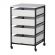 <strong>4 Drawer Mobile Sewing Storage Drawers / Craft Organiser Cart</strong> <span>White Drawers and Charcoal Black Frame and Locking Wheels. Multipurpose: Bathroom, Kitchen, Home Office, or Laundry Room</span> <em>Sewing Online 10224</em>
