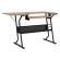 <strong>Small Sewing Table</strong> <span>Maple Top with Black Legs, Sewing Machine Table with Adjustable Platform, Drop Leaf Extension and Storage Shelf, Multipurpose: Use as Quilting/Craft Table/Gaming/Computer Desk</span> <em>Sewing Online 13368</em>